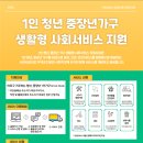 고령친화무장애주택협동조합 | (마포) 청장년 1인가구 생활형 사회서비스 이용자 모집