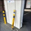 볼라드 설치 파손된 스텐 스틸 매립식 교체