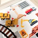 로타리세차장 | 도로매트 아기 놀이방 자동차 카페트 러그 다섯달 사용후기