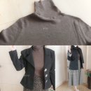 드퓌 | 제이바이 J BY 파베 메리노 울 100수 시어 니트 반짝이 디테일로 완성한 따뜻한 보온 목티