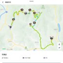 천치재~치재산~용추사~용연2,1폭포~용소~오정자재 18.7 Km 이미지