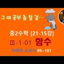 중2수학 [24-18강] Ⅲ-1-01 함수 이미지