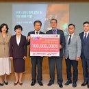 국제위러브유운동본부(회장 장길자), 산불 이재민 성금 1억원 기탁 이미지