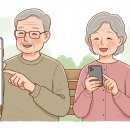 시니어를 위한 스마트폰 사용법 이미지