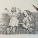 인물 그리기(드로잉) 이미지