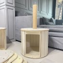 춘향캣 | 고양이 원목 캣폴 추천 , 코델리아 아이보리 설치후기