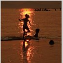 다대포의 저녁노을 이미지