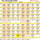 26년 1월 19일부터 - 2월 15일까지 송암73 겨울방학 시간표 (평일/토,공휴일) 이미지