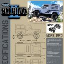 Gelande II Truck Kit w/Defender D90 Body Set 이미지