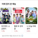 한일톱텐쇼! 6회 시청률 5.1%로 전주보다 1%오른 예능 2위 차지 하였다 이미지