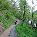 월류봉 둘레길 목교 화장실 이미지