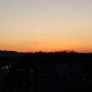 노을빛 풍경 이미지