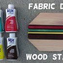 How to Stain Wood with Fabric Dye! 이미지