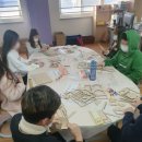 스트링 조명아트 공예 이미지