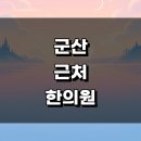 군산마음한의원 | 군산시 근처 한의원 추천 정보 잘하는곳 유명한곳 추나 한방병원 금액 주말 일요일 공휴일 토요일