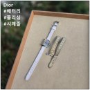 Christian Dior 디올 CD101111 시계수리 - 배터리, 시계폴리싱, 화이트 악어시계줄 제작 교체.