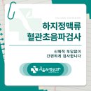 하지정맥류 전문병원의 하지정맥류 검사방법, 혈관초음파검사 이미지