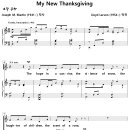 My New Thanksgiving / 나의 새로운 감사찬송 (Lloyd Larson) [Shawnee Press] 이미지