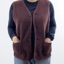 데이리에 | 에이원 남자 여자 겨울 조끼 커플 시밀러룩 데이리룩 코디