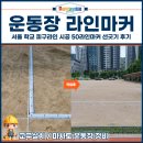 학교형태 | 운동장 라인마커, 서울 학교 피구라인 시공 50라인마커 선긋기 후기