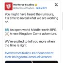 킹덤컴 제작사 워호스 스튜디오, 「반지의 제왕 IP 신작」과 「새로운 킹덤컴 게임」 제작 공식 발표. 이미지