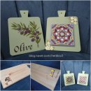 플레이팅 도마 페인팅 이미지