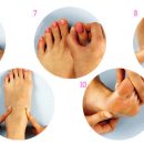 셀프 손발 마사지 이미지