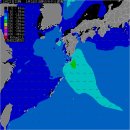 5월24/25일 제주본섬 갈치낚시 일본 위성 해상예보와 비구름 예보 이미지