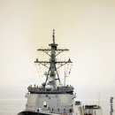 북한의 대포동2호 미사일을 완벽하개 추적할 수 있는 이지스 탑재 세종대왕함 이미지