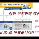 운전면허증 갱신할 때 Real ID 로 바꾸려면 알아야할 것들 이미지