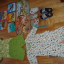 거래완료 - 공룡 내의 2벌, 공룡 퍼즐 7판, 공룡 양말 3족, 공룡 슬리퍼 1켤레 이미지