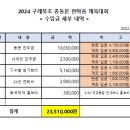 2024 개교 60주년 기념 제14차 총동문 한마음 체육대회 결산 보고 이미지