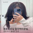 종로미용실 종각역미용실 그라벨르헤어 종로점 염색 후기