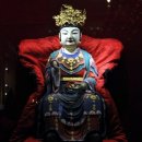 평창 상원사 문수전 목조제석천왕상 이미지