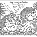 프랑스 자수 배우기 - 동물 자수 이미지