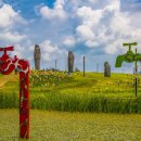 통일기원 돌무지 이미지