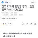 전국 지자체 행정망 장애…민원 업무 처리 지연(종합) 이미지