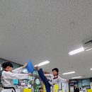 기합소리 태권도장 이미지