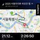 영인목장 | 2025 서울마라톤 풀코스 후기