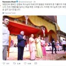 모디총리, 한글 트윗 "인도 전통옷차림 김정숙여사에 깊이 감사" 이미지