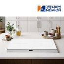 3643 | 나비엔매직 1등급 3구 인덕션 슈퍼플렉스존 전기레인지 3.4kW ERI 3643 빌트인, 화이트 실버 솔직 후기