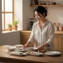 쓰임그릇 보담 6인세트 후기. 무광 도자기 하나로 식탁이 변했어요
