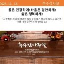 11월 16일 참빛교회 주보 자료 이미지