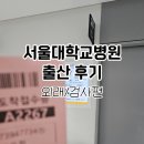 서울대학교병원 | 서울대학교병원 본원 출산 후기 -외래/검사편