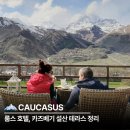 21세기 원목 | 룸스 호텔 점심만 먹고 떠나기엔 아까운 카즈베기 설산 테라스 정리