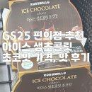 지에스25(GS25) 미사큐브점 | GS25 편의점 추천 신상 아이스크림 아이스 생초콜릿 초코맛 가격, 맛 후기