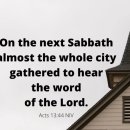 Bible Reading - Acts 13:42~52 이미지