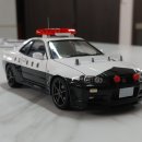 [tamiya+fujimi] 1/24 skyline gtr-34 vspec2 police car 이미지