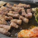 부추랑 삼겹살 이미지