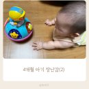 애벌레도서관 | 4개월 아기 장난감 후기(2) (라마즈애벌레/꼬꼬맘/뽀로로 오뚝이/튤립 사운드북/딸랑이/에듀테이블/변신...